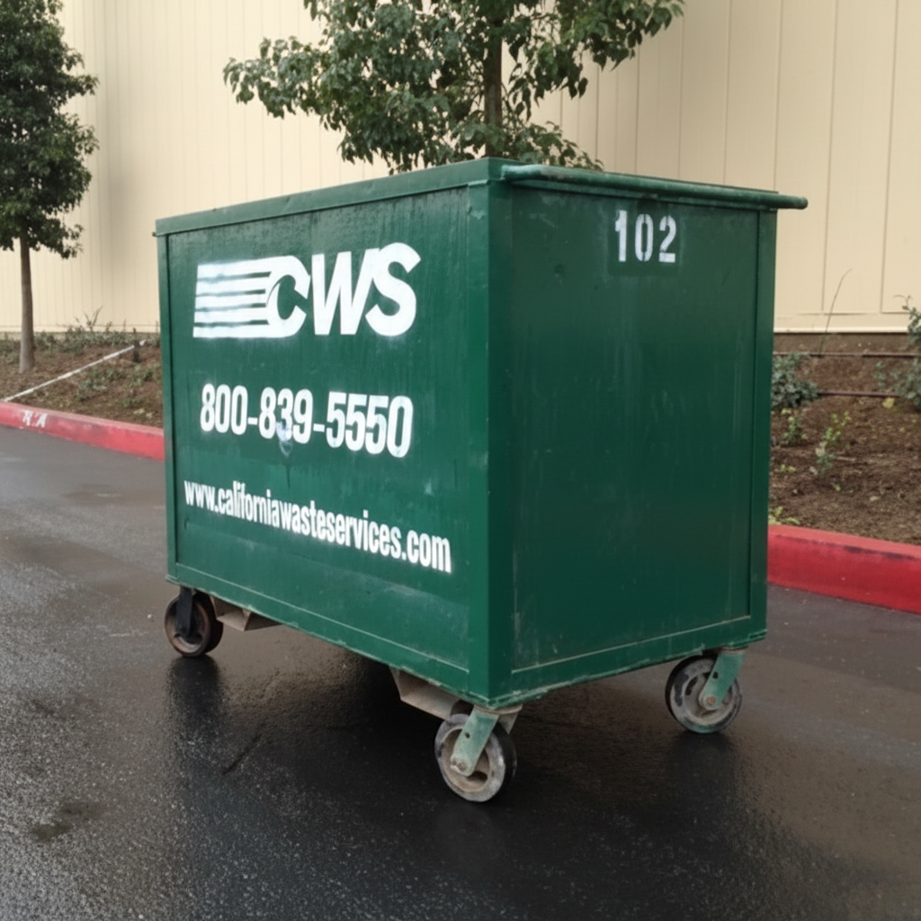 1-Yard Rolling Dumpsters view 3